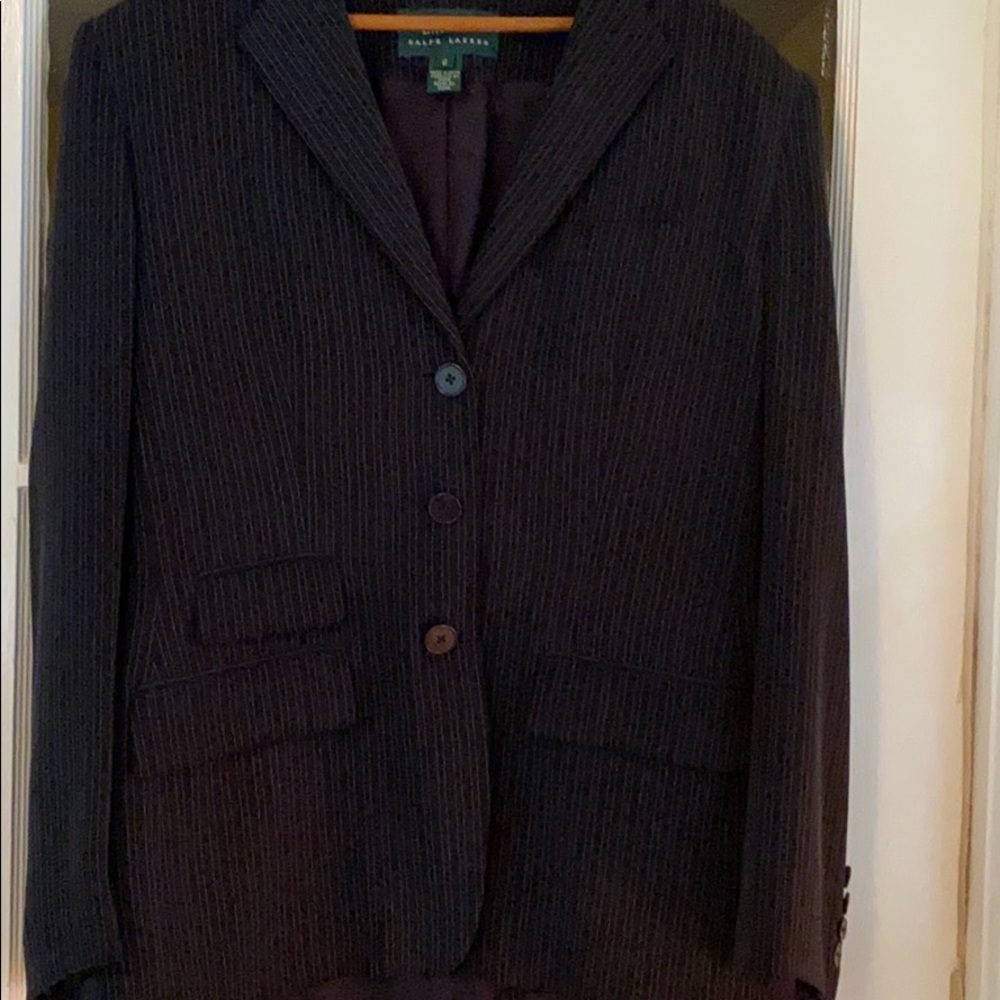 Lauren Ralph Lauren Blazer Black Stripe